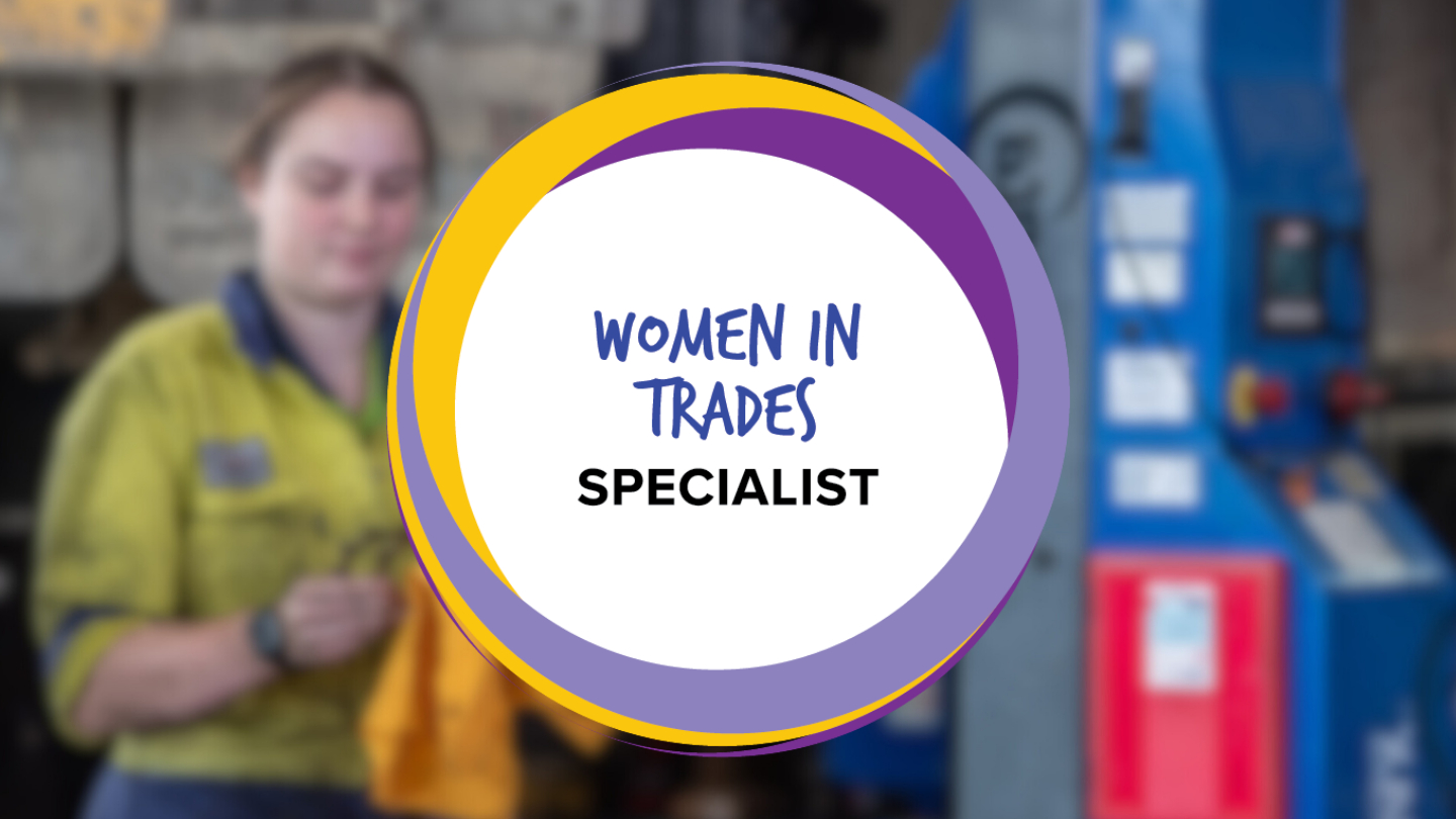 Women in trades specialist logo